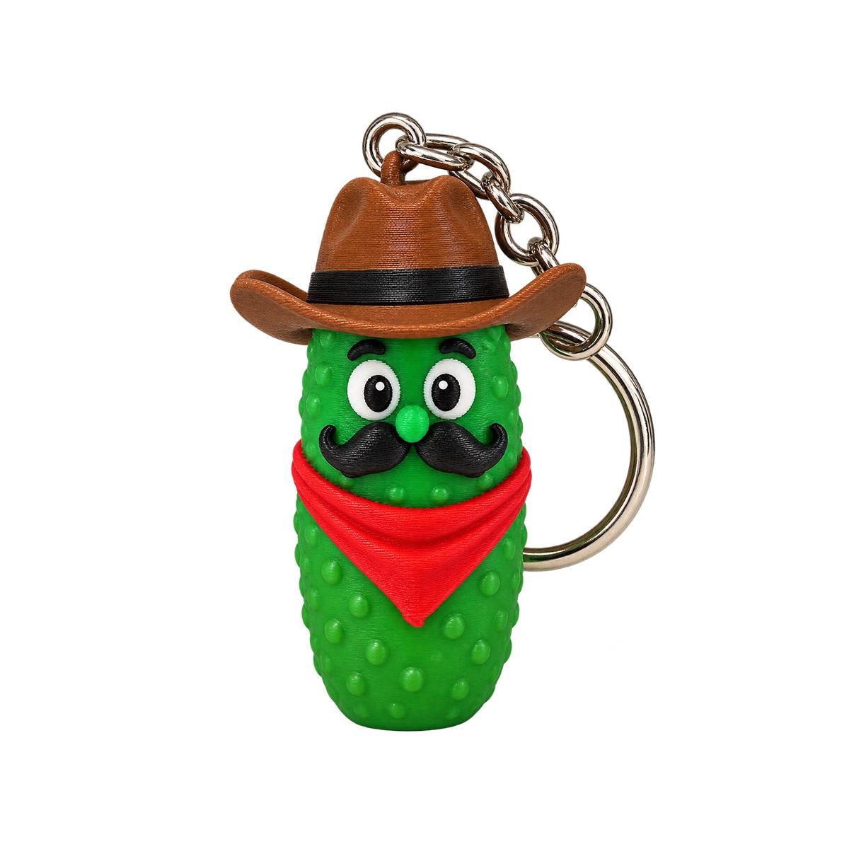 Wild Dill cowboy pickle keychain