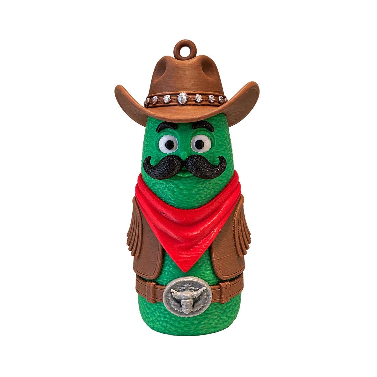 Wild Dill Cowboy Pickle Ornament, additional listing photo 2