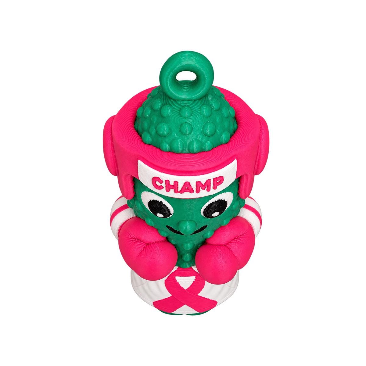 Brave Brine Pink Ribbon Awareness Pickle Ornament, additional listing photo 7