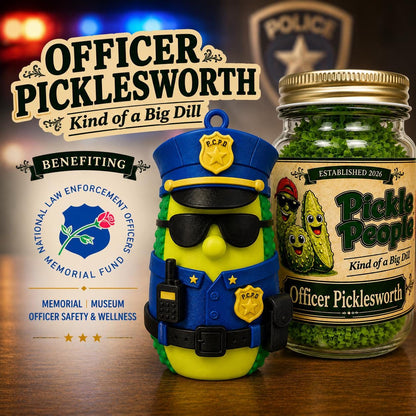 Officer Picklesworth Police Officer Pickle Ornament, additional listing photo 3