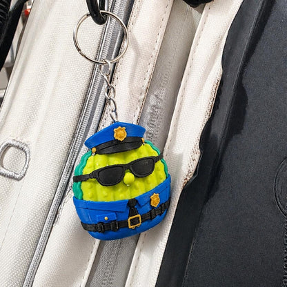 Officer Picklesworth Police Officer Pickle Keychain, additional listing photo 9