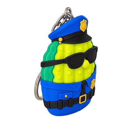 Officer Picklesworth Police Officer Pickle Keychain, additional listing photo 4