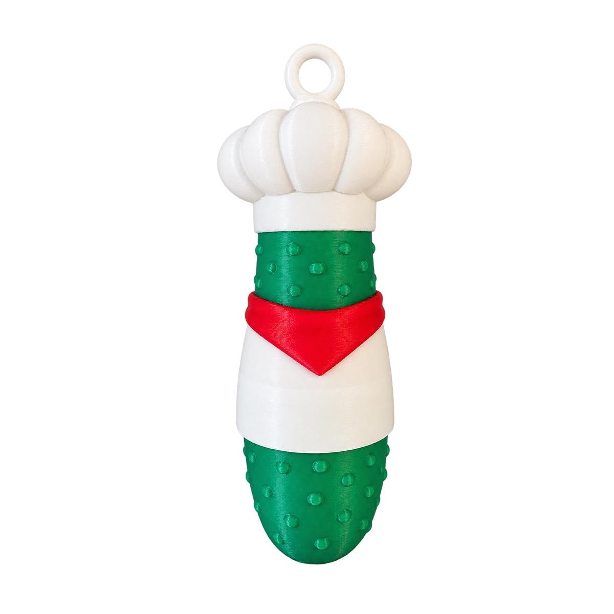Chef Pick L’ Chef Pickle Ornament, additional listing photo 4