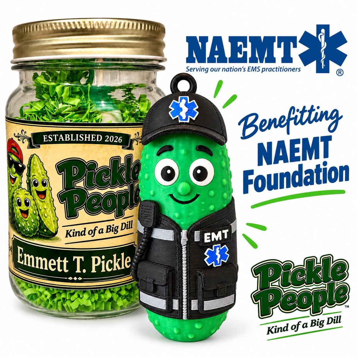 Emmett T. Pickle EMT Pickle Ornament, additional listing photo 3