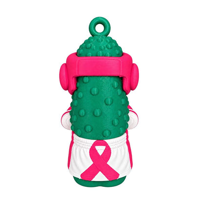 Brave Brine Pink Ribbon Awareness Pickle Ornament, additional listing photo 4