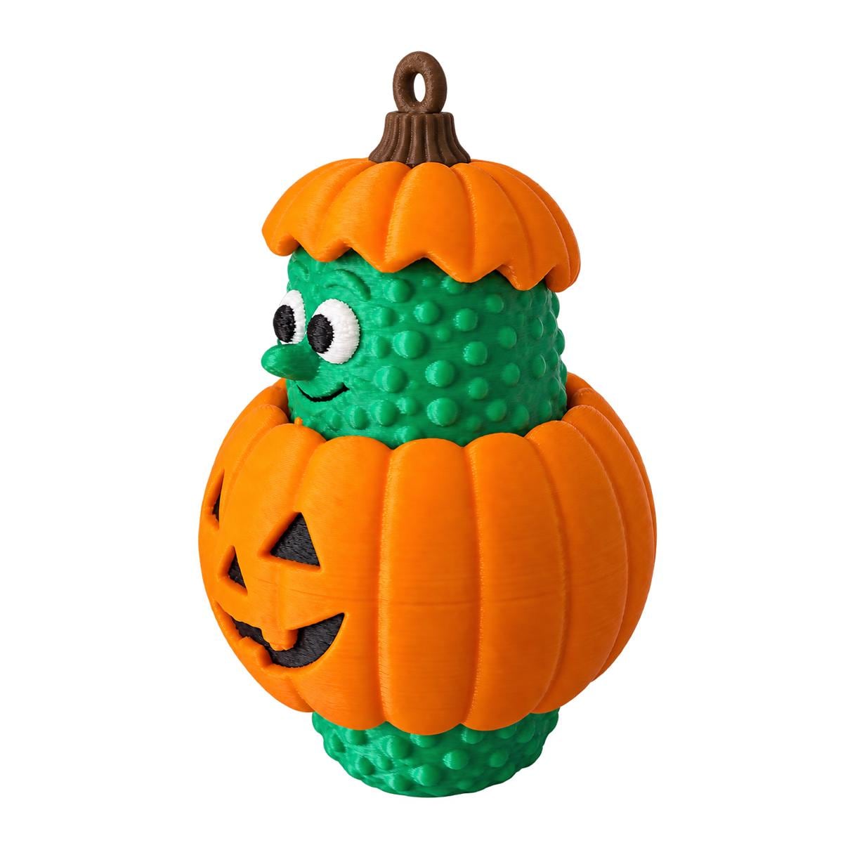 Gourd-geous Gherkin Halloween Pickle Ornament, additional listing photo 4