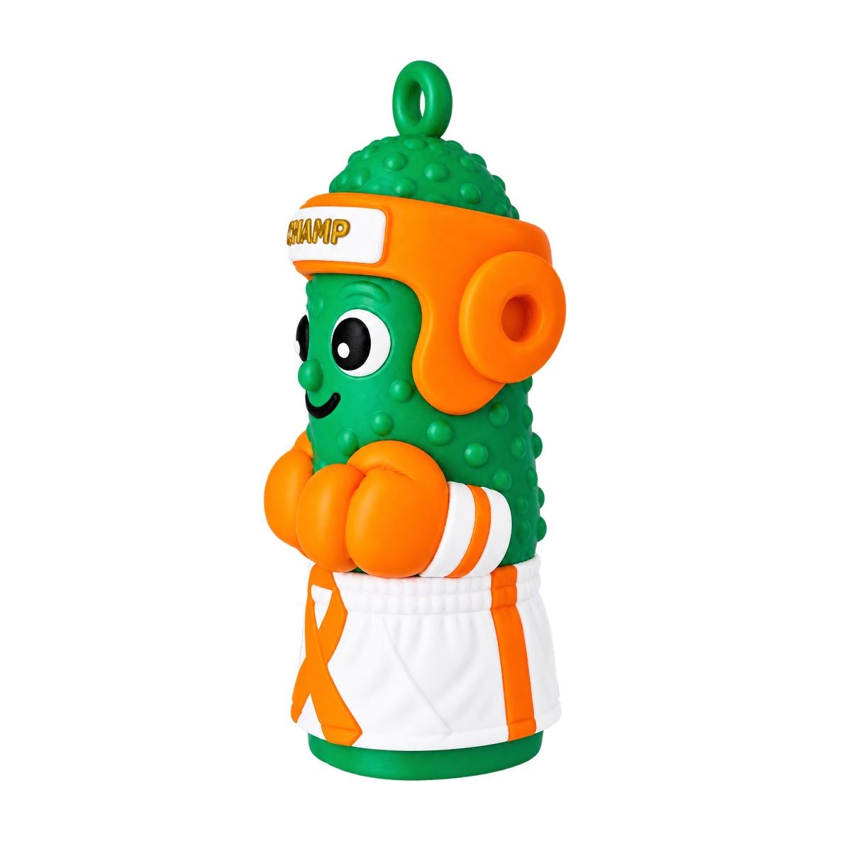Brave Brine Orange Ribbon Awareness Pickle Ornament, additional listing photo 3