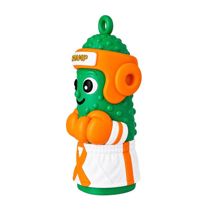 Brave Brine Orange Ribbon Awareness Pickle Ornament, additional listing photo 3