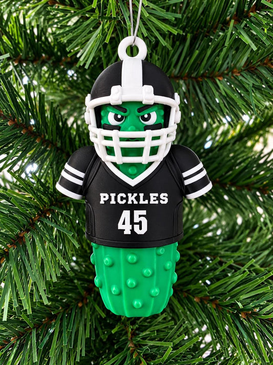 Brine Urlacher football player pickle Christmas ornament