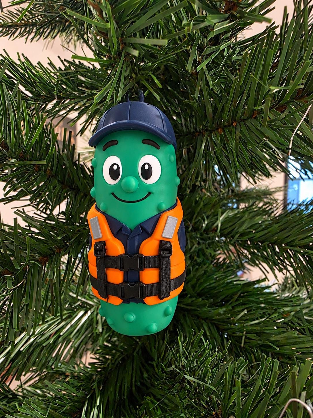 Coastie Gherkin Coast Guard-inspired pickle Christmas ornament