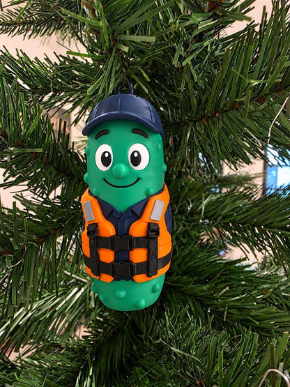 Coastie Gherkin Coast Guard-inspired pickle Christmas ornament